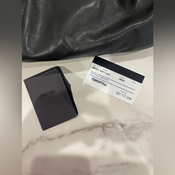 Authentic Prada Black Vintage Leather Hobo - Picture 10 of 16